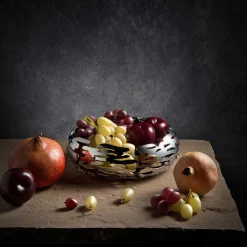 Alessi Barknest Fruitschaal BM02, 21cm RVS