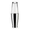 Alessi Boston Cocktailshaker 5050, 0,5L glas/RVS