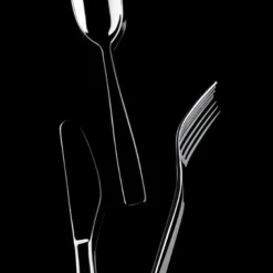 Alessi KnifeForkSpoon Bestekset Monobloc AJM22S24M, 24-delig