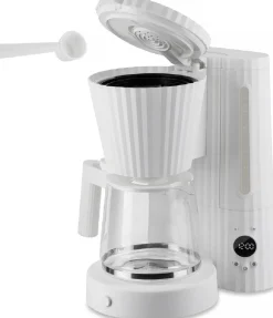 Alessi Plissé Filterkoffiemachine, 1,5L wit