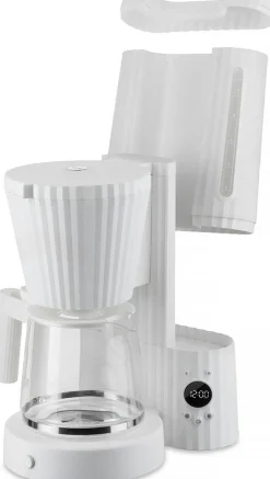 Alessi Plissé Filterkoffiemachine, 1,5L wit