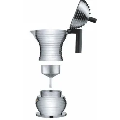 Alessi Pulcina Percolator MDL02/1 B, 1-kops zwart