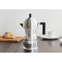 Alessi Pulcina Percolator MDL02/1 B, 1-kops zwart