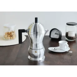 Alessi Pulcina Percolator MDL02/1 B, 1-kops zwart