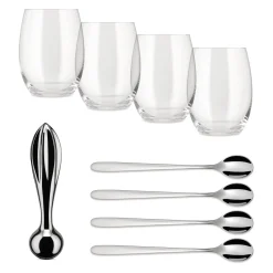 Alessi The Player Cocktailset GV33SET, 9-delig RVS