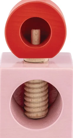 Alessi Twergi Notenkraker, roze/rood