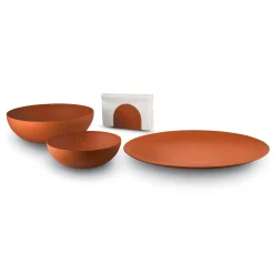 Alessi Veneer schaal PU06/21 BR, 21cm bruin
