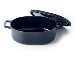 Beka Nori Braadpan Ovaal, 31cm zwart