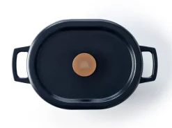 Beka Nori Braadpan Ovaal, 31cm zwart