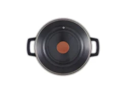 Beka Nori Wok met Rooster en Glasdeksel, 30cm gietijzer
