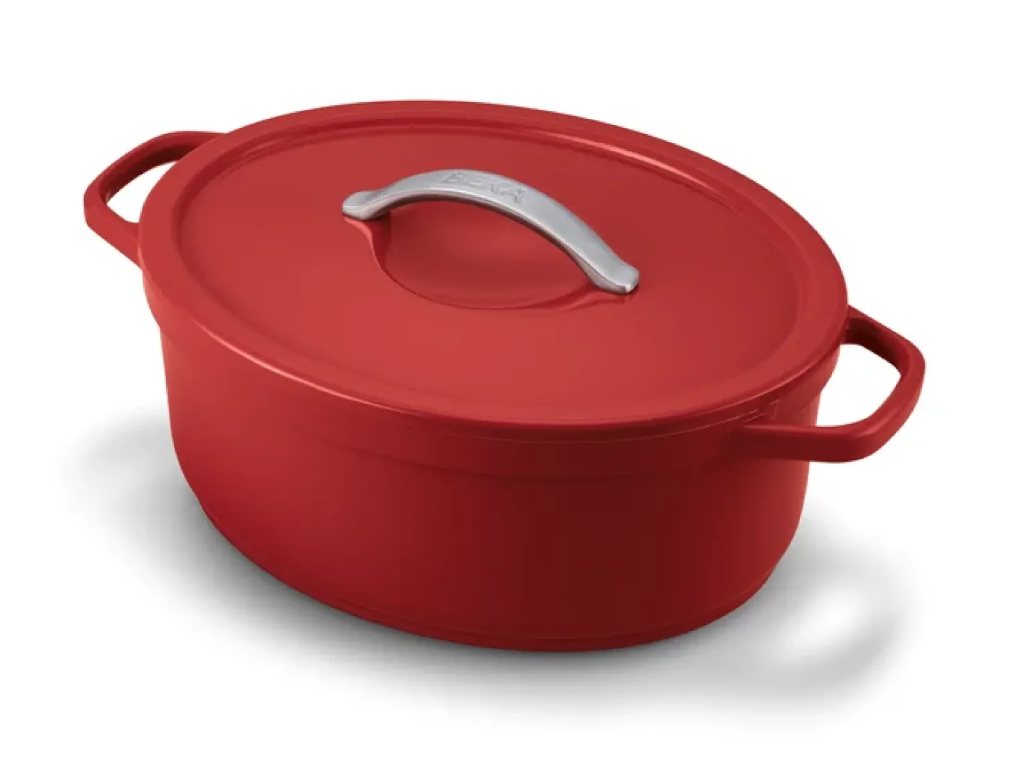 Beka Plume Braadpan Ovaal, 31cm rood
