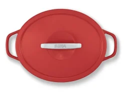 Beka Plume Braadpan Ovaal, 31cm rood