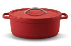 Beka Plume Braadpan Ovaal, 31cm rood
