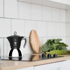 Bialetti New Moka Inductie Percolator, 6-kops zwart