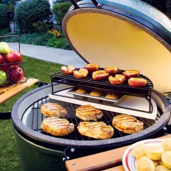 Big Green Egg Half Moon Baking Stone EGGspander 2XL