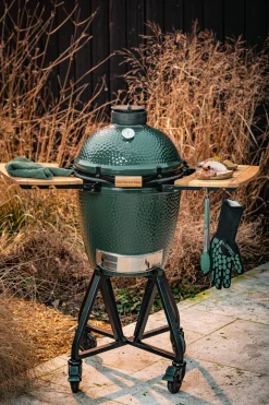 Big Green Egg Medium Houtskoolbarbecue met IntEGGrated Nest en Handler