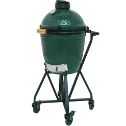 Big Green Egg Medium Houtskoolbarbecue met IntEGGrated Nest, Handler en Acacia EGG Mates