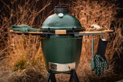 Big Green Egg Medium Houtskoolbarbecue met IntEGGrated Nest, Handler en Hoes