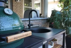 Big Green Egg Modular Nest System Reginox Yampa kraan, matzwart