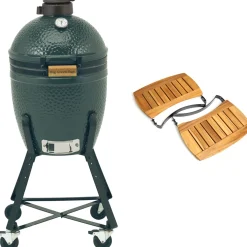 Big Green Egg Small Houtskoolbarbecue met Nest en Acacia EGG Mates