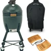 Big Green Egg Small Houtskoolbarbecue met Nest, Hoes en Acacia EGG Mates