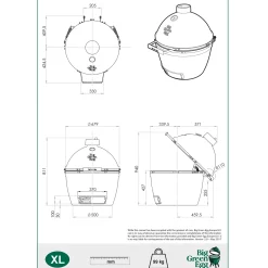Big Green Egg XLarge Houtskoolbarbecue