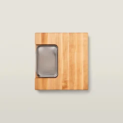 Boos Blocks Prepmaster Snijplank met Sapgeul en Opvangbak, 38x35x6cm esdoornhout