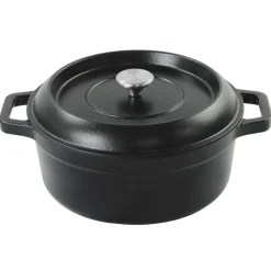 Braadpan Gietijzer, 28cm zwart