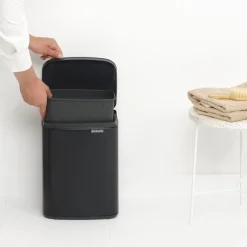 Brabantia Bo Afvalemmer, 7L mat zwart