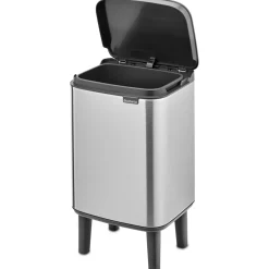 Brabantia Bo Hi Afvalemmer, 4L mat staal