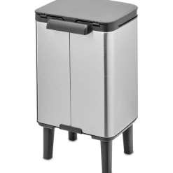 Brabantia Bo Hi Afvalemmer, 4L mat staal