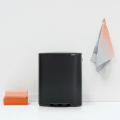 Brabantia Bo Pedaalemmer, 60L mat zwart