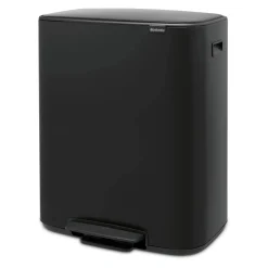 Brabantia Bo Pedaalemmer, 2 x 30L mat zwart