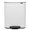 Brabantia Bo Pedaalemmer, 2 x 30L wit