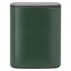 Brabantia Bo Touch Bin Afvalemmer, 2x30L groen