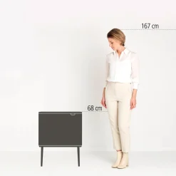 Brabantia Bo Touch Bin Afvalemmer, 36L mat zwart