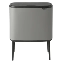 Brabantia Bo Touch Bin Afvalemmer, 11+23L betongrijs