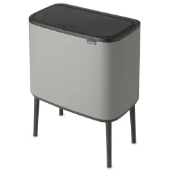 Brabantia Bo Touch Bin Afvalemmer, 11+23L betongrijs