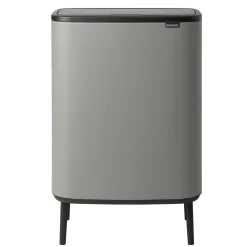 Brabantia Bo Touch Bin Hi Afvalemmer, 2x30L betongrijs