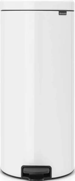 Brabantia NewIcon Pedaalemmer, 30L wit