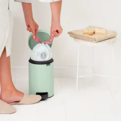 Brabantia NewIcon Pedaalemmer, 3L jade groen
