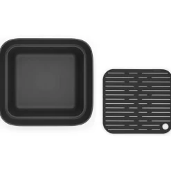 Brabantia SinkSide Afwasbak met Droogrek, dark grey