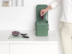 Brabantia Sort & Go Afvalemmer, 6L fir green