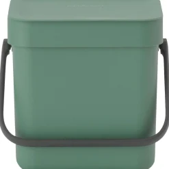 Brabantia Sort & Go Afvalemmer, 3L fir green