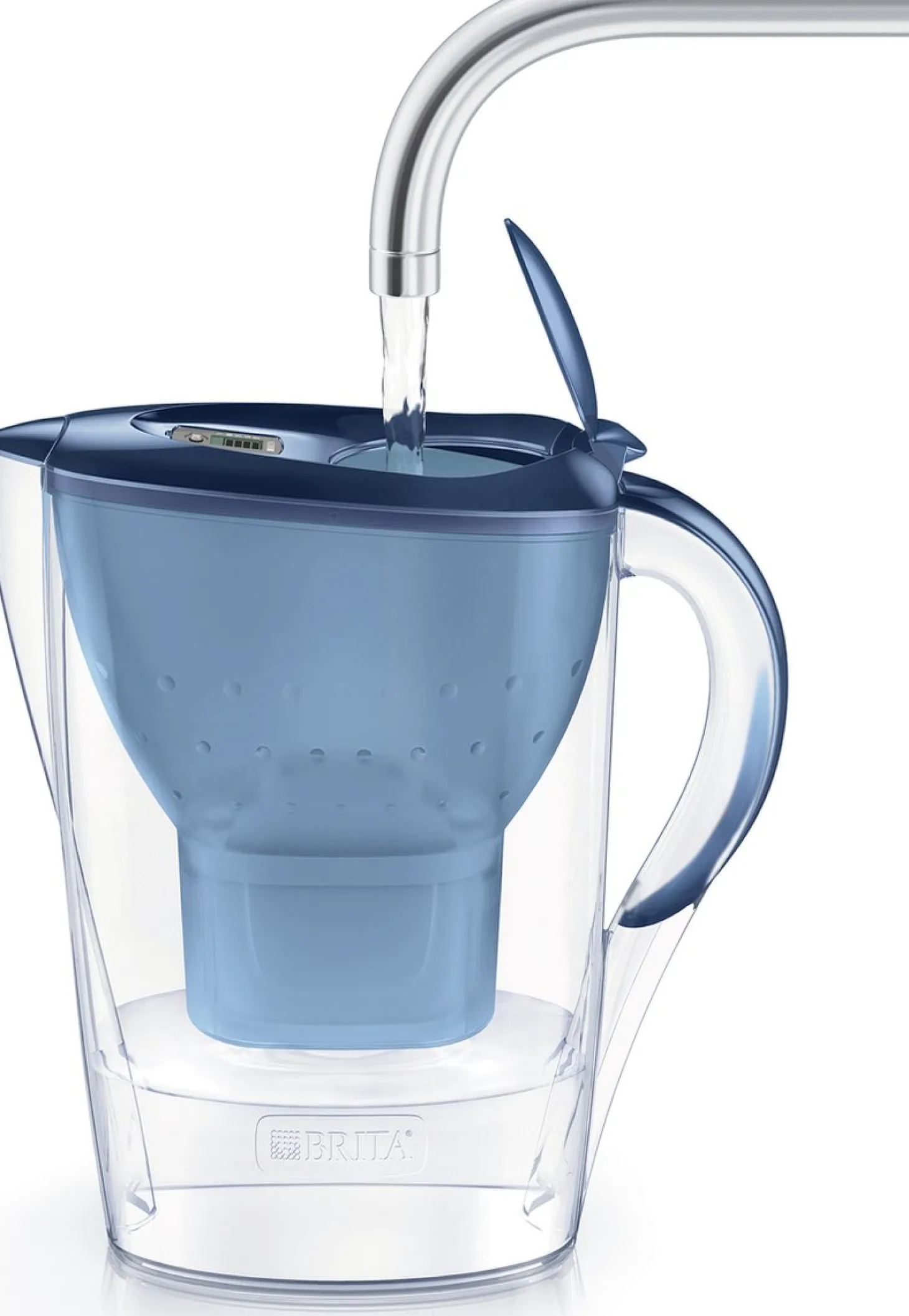 BRITA Marella Waterfilterkan XL met 1 Filterpatroon, 3,5L blauw