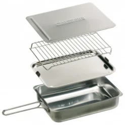 Camerons Smoker Rookoven, 28,5x17,5cm RVS