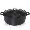 Chasseur Braadpan Gietijzer, 24cm mat zwart