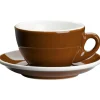Cilio Roma Cappuccinokop met Schotel, 0,15L bruin