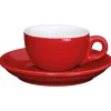 Cilio Roma Espressokop met Schotel, 0,05L amarena