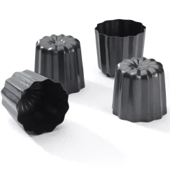 De Buyer Canelé Bordelais Bakvormen 4718.05, 5,5cm 4 stuks